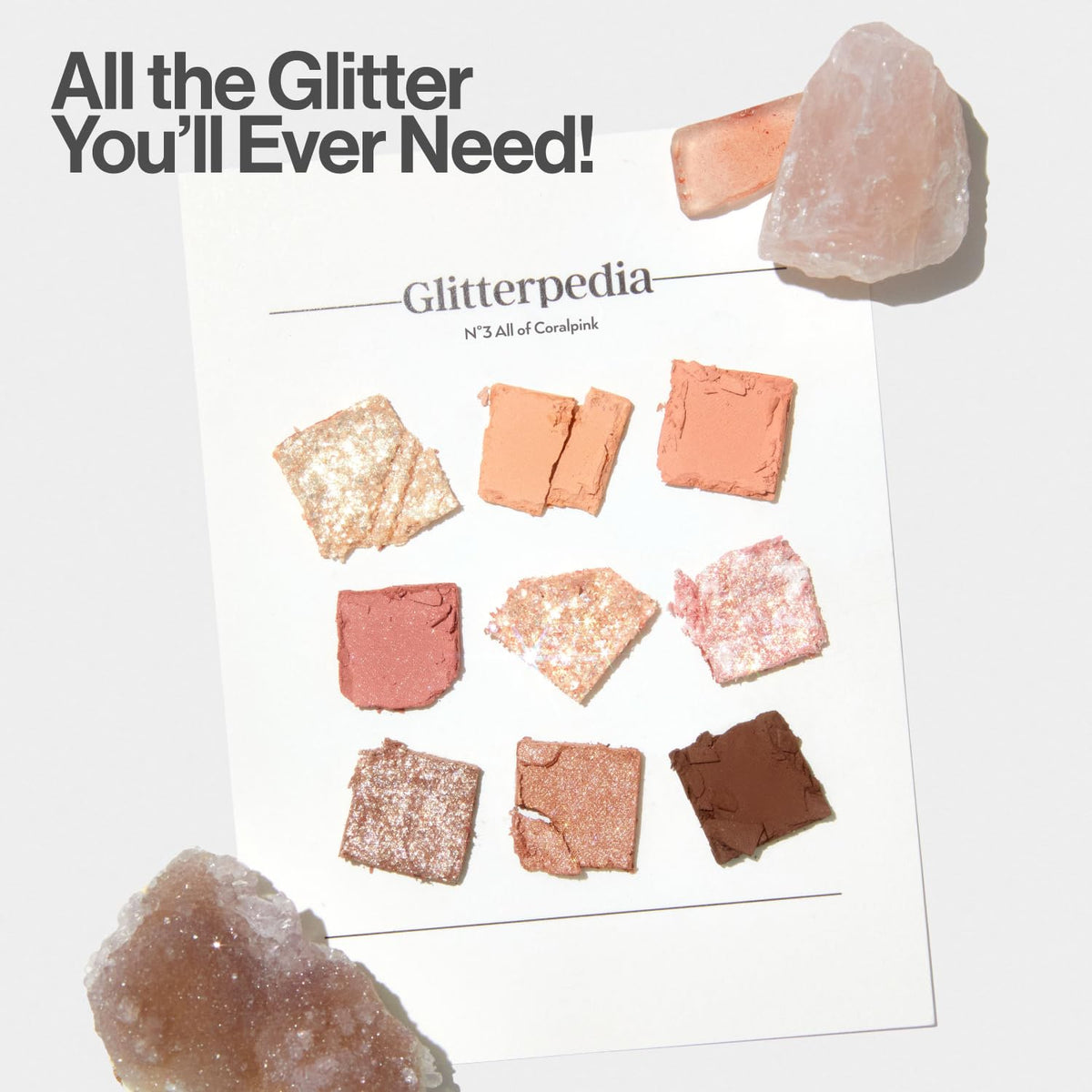 UNLEASHIA Glitterpedia shimmer shades add radiant dimension to any eye style.