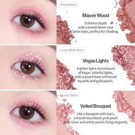 UNLEASHIA Glitterpedia soft velvet texture close up highlights smooth blending