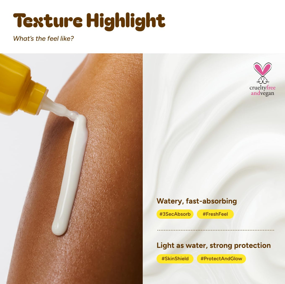 UNLEASHIA serum hydrates without greasiness