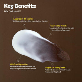 UNLEASHIA texture close-up highlights fast absorption and no white cast