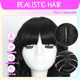 UNNYMGER short wavy bob wig 16in ideal for events and cosplay