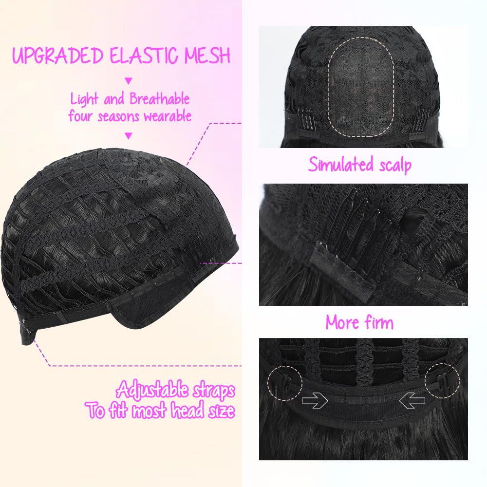 UNNYMGER versatile bangs styling lets you switch Korean, French, or straight looks