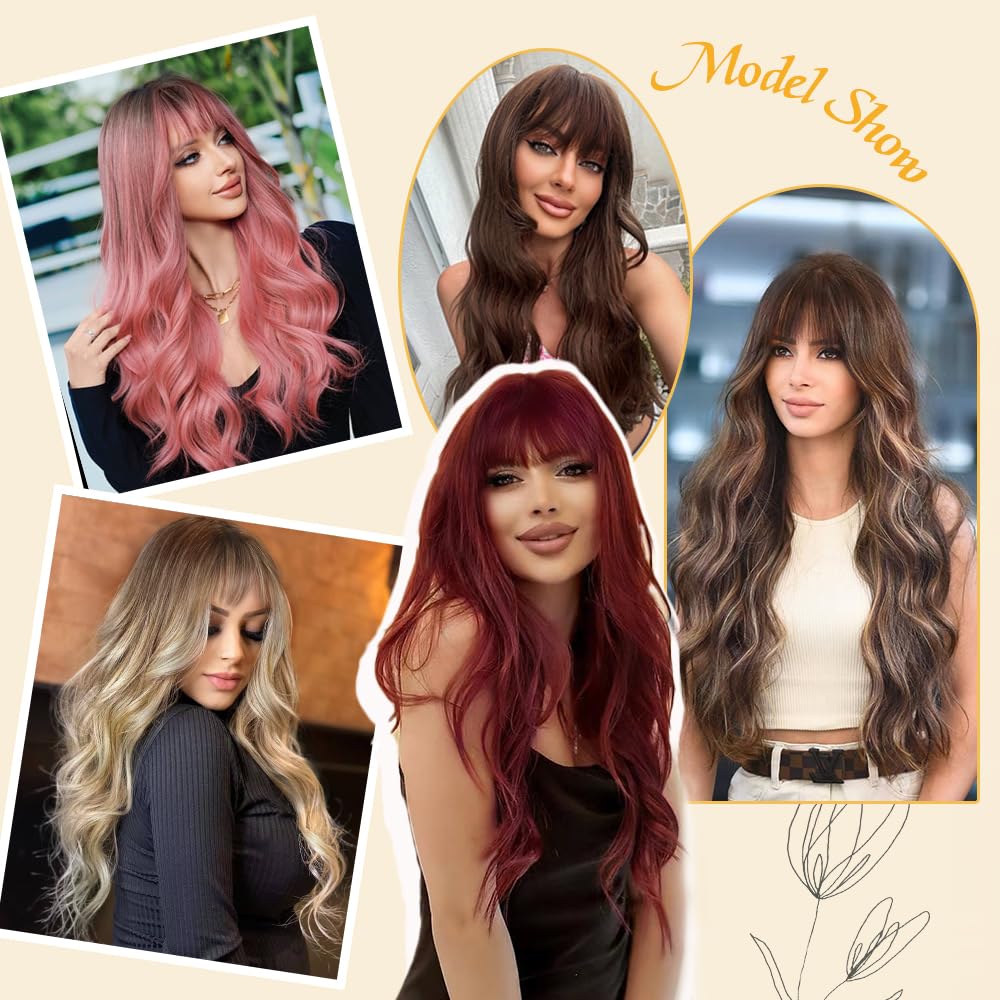 UNNYMGER Curly-wavy texture looks voluminous and natural under lights.