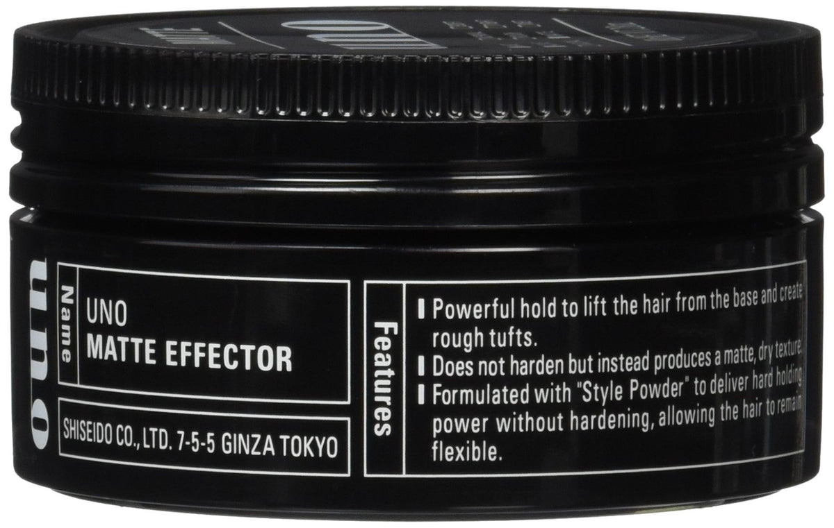 UNO Mat Effector 80g wax application scene for controlled shaping.
