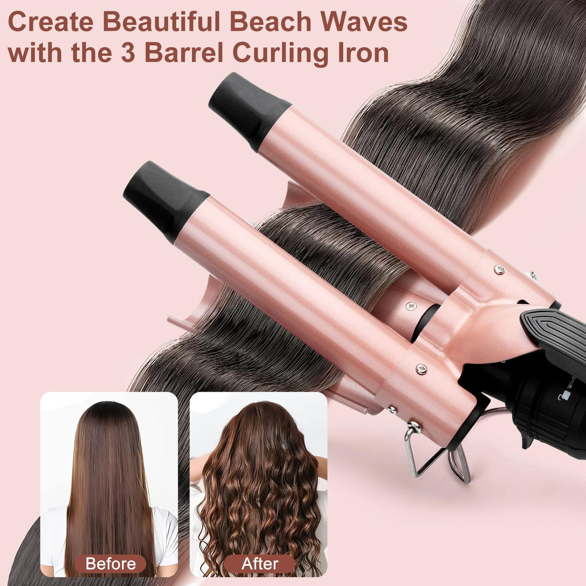 UNOBEY ceramic barrel 0.35 inch for tight curls