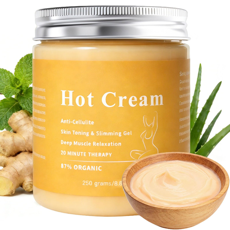 UNOISETION Hot Massage Cream bottle for at-home spa and soothing body massage.