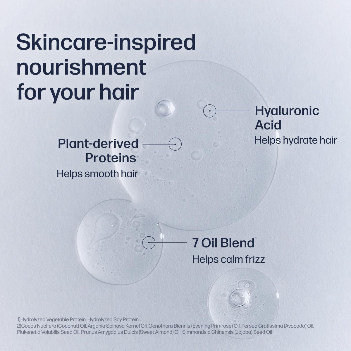 UNOVE oil on end-lengths creates glass-like shine with heat protection for styled looks