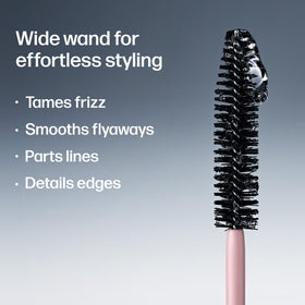 UNOVE Frizz-Calming Stick applying to baby hairs for sleek edges.