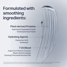 UNOVE Frizz-Calming Stick delivers a glossy finish on styled hair.