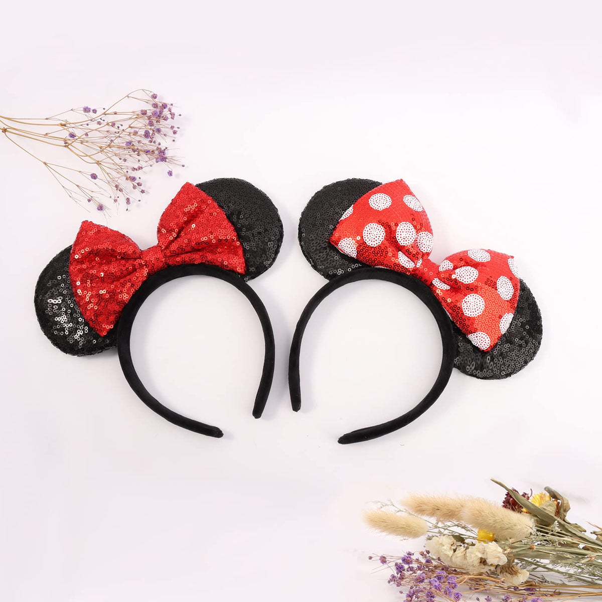 UNSPAZ gift-ready mouse ear headbands perfect for birthdays and holidays