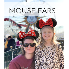 UNSPAZ two-pack mouse ear headbands provides versatile looks for kids and adults