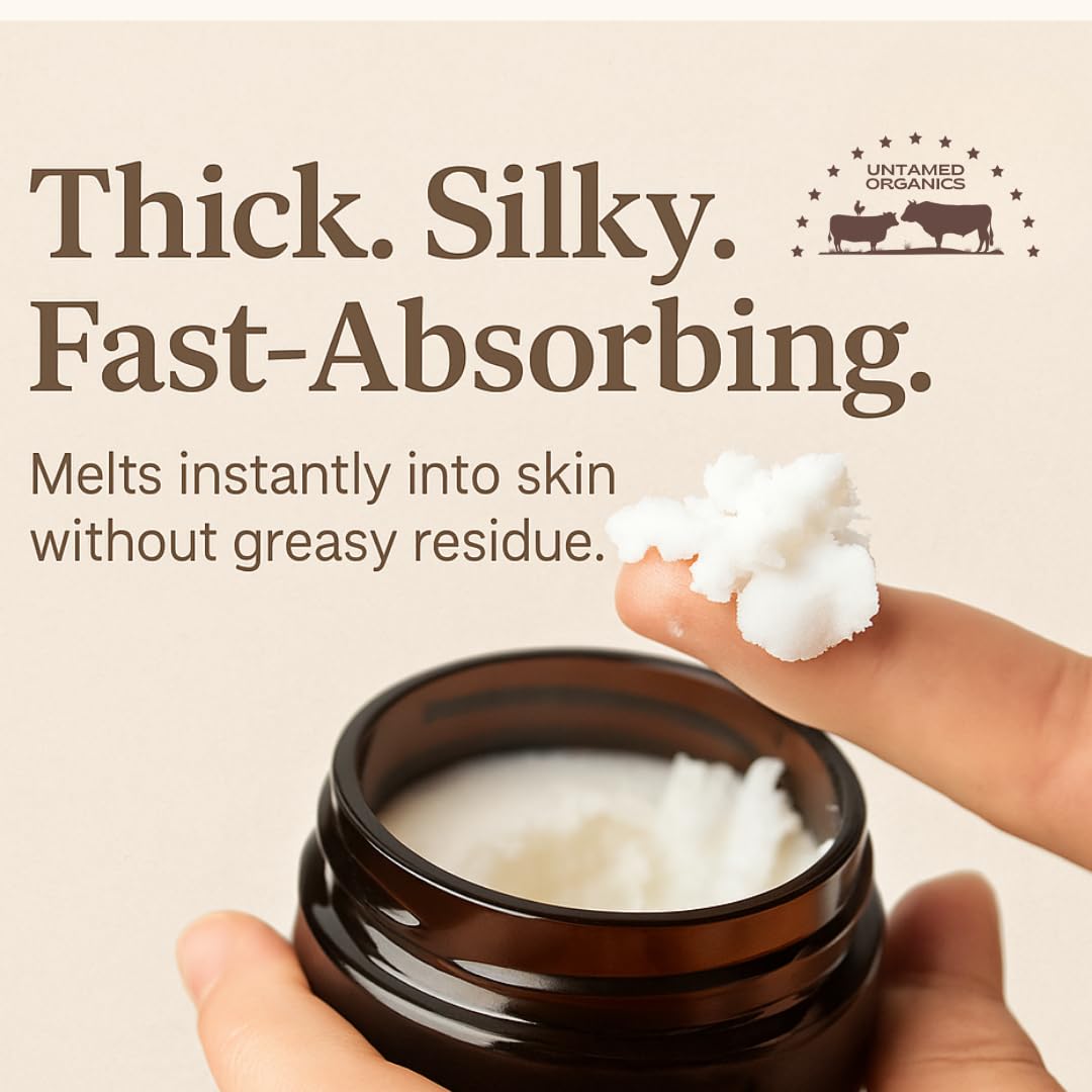 Untamed Organics balm used on hands for gentle hydration