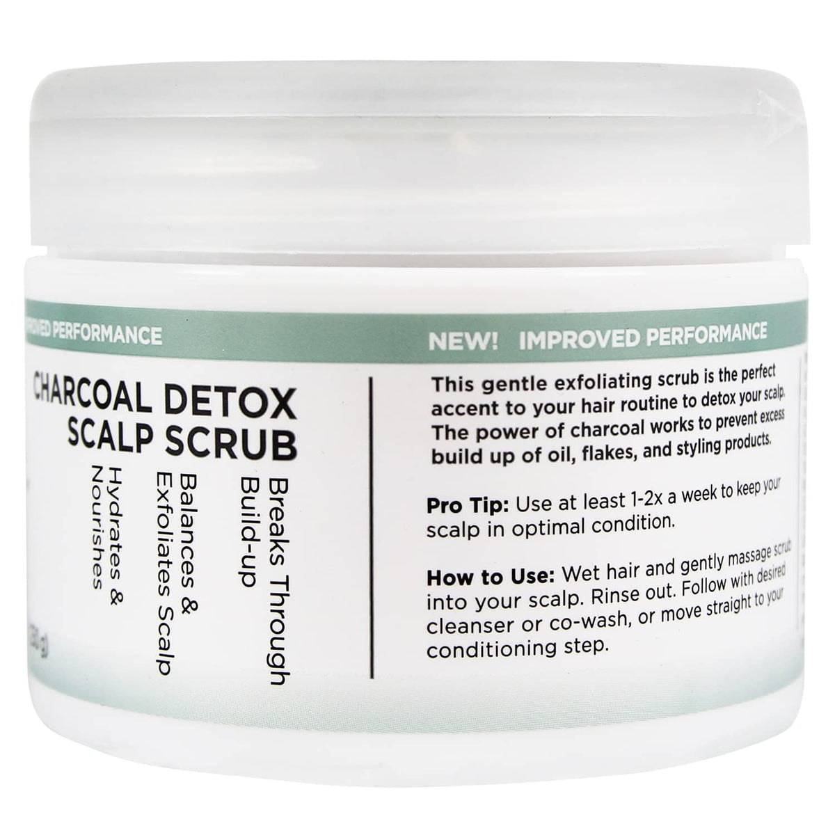 Unwash Charcoal Detox Scrub follow-up conditioner absorbs better after detox.