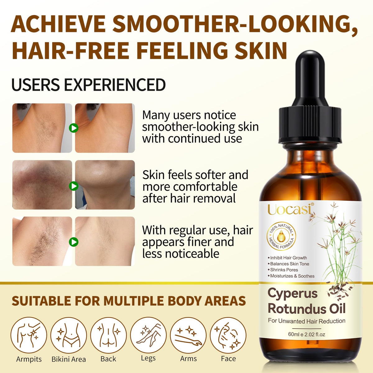 Sleek bottle shown for a clean, plant-based post-removal care routine.