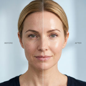 UOZXIL Total Recovery Serum texture close-up shows lightweight hydration