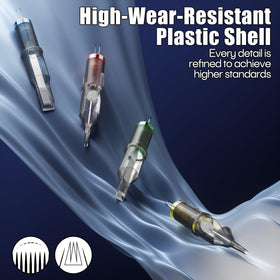 Poseidon curved-tip cartridge ideal for precise outlining and smooth ink flow