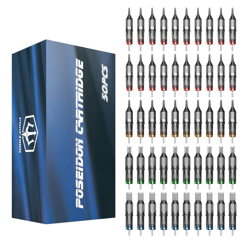 UPTATSUPPLY Poseidon cartridge set with mixed sizes for curved and round magnum shading