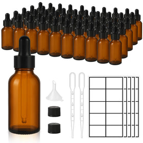 UPBUD amber glass dropper bottle 1oz with UV protection for sensitive liquids.