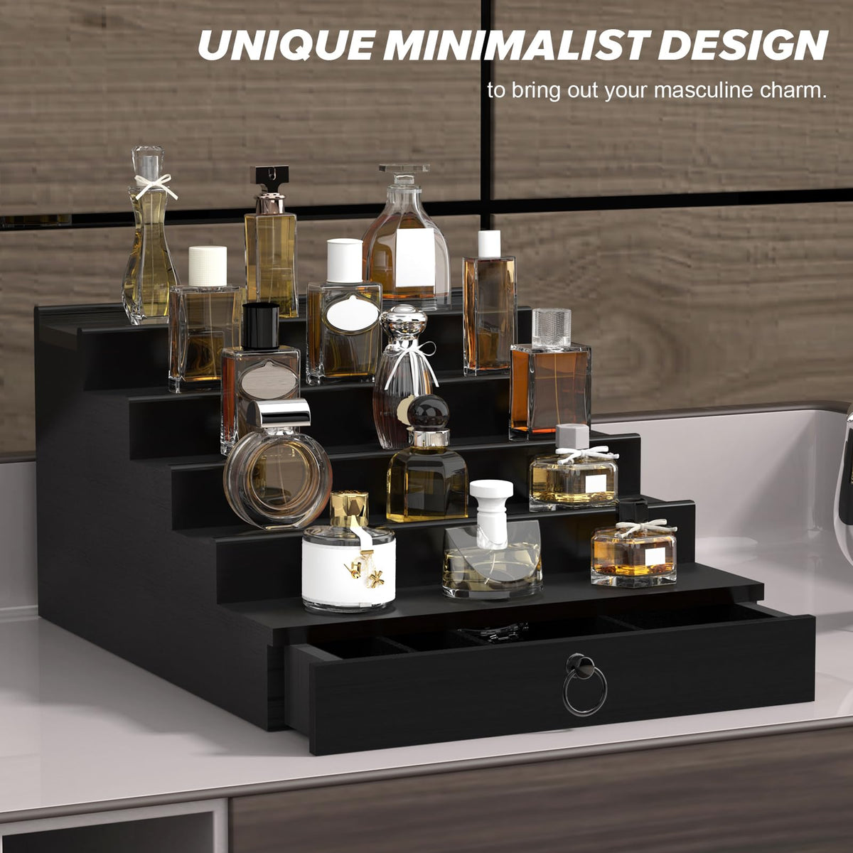 upcessory Cologne Organizer gift-ready packaging enhances gifting appeal.