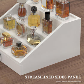 upcessory linen drawer organizer stores watches and rings with privacy