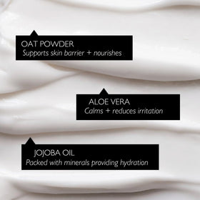 UPCIRCLE cleansing face milk highlights jojoba for deep hydration on skin