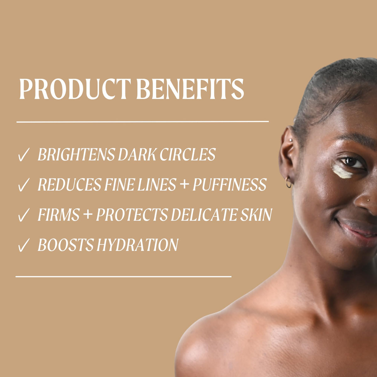 UPCIRCLE Eye Cream with cucumber for soothing under-eye refresh