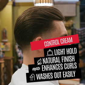 Uppercut Deluxe Control Cream applied to damp hair for pre-styling prep