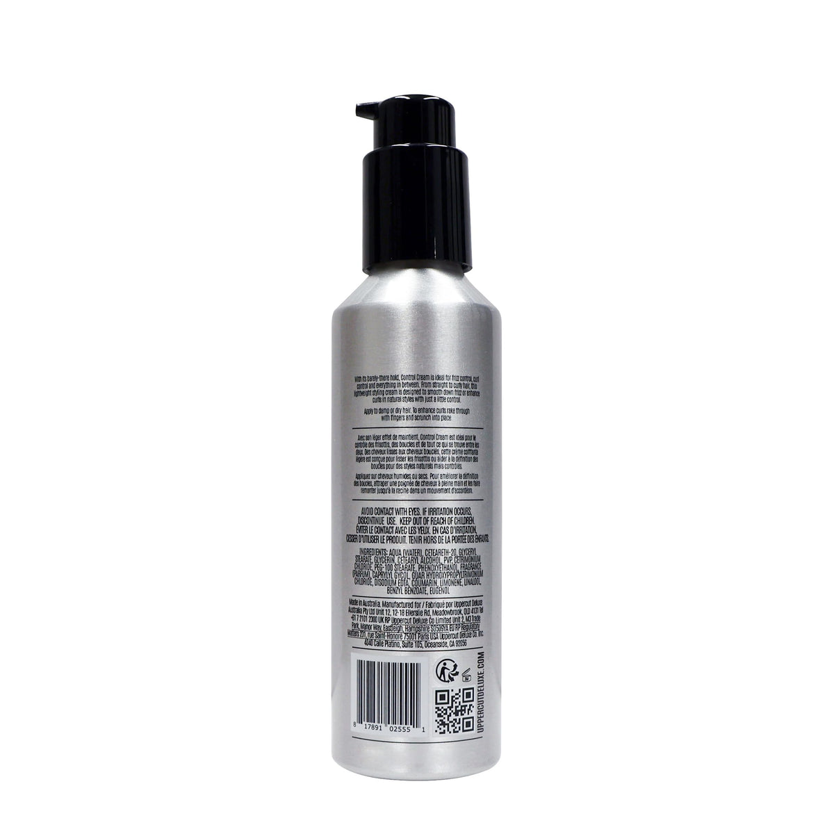 Uppercut Deluxe Control Cream low-shine finish for modern texture