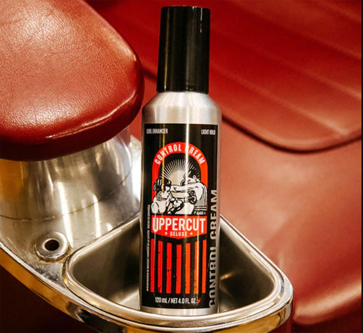 Uppercut Deluxe Control Cream water-based formula for easy use and rinse