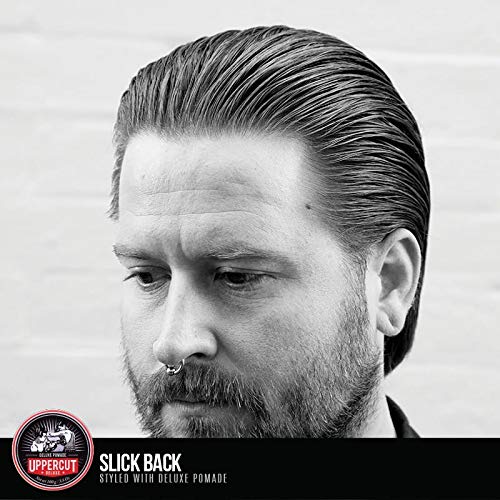 Uppercut Deluxe pomade water-based formula designed for easy rinse