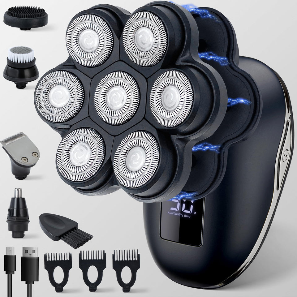 UPTARD 7D 5-in-1 shaver body for versatile grooming on the go.