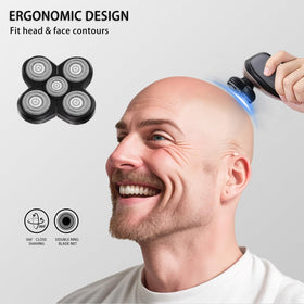 UPTARD waterproof head component suitable for wet and dry shaving.