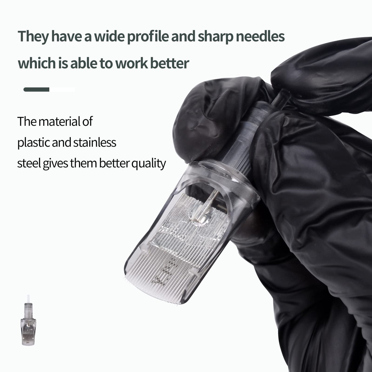 UPTATSUPPLY Poseidon membrane safety cartridges, enhance protection during tattooing sessions.