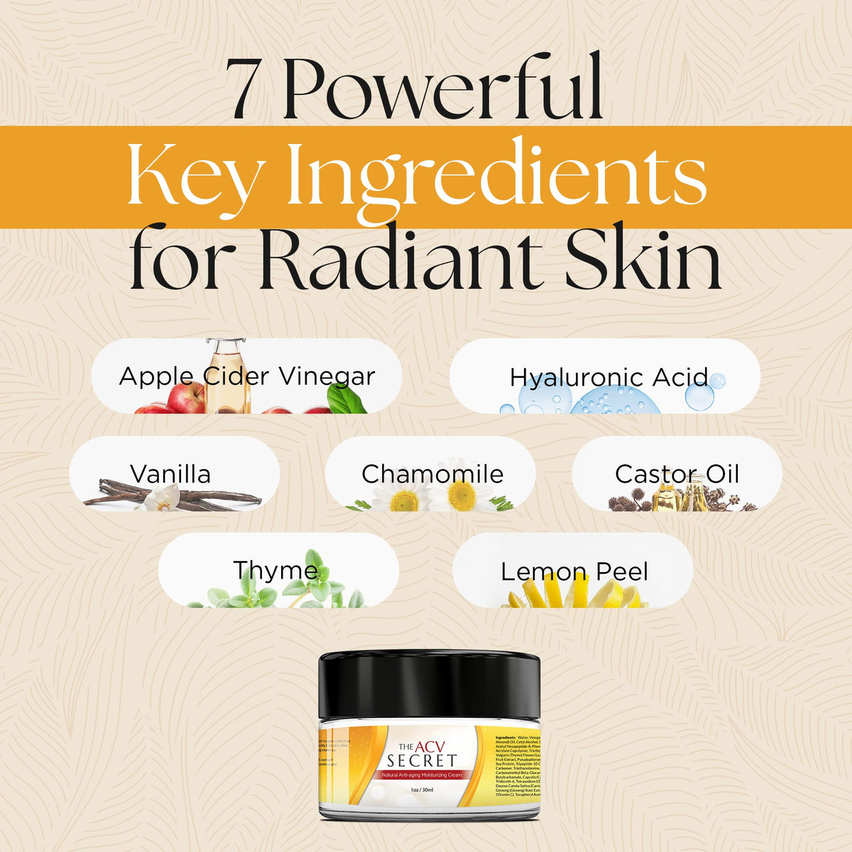 UpWellness ACV Secret moisturizer texture showcase reveals non-greasy finish.