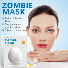 URABOS Zombie Face Mask jar close-up shows creamy texture for rich hydration