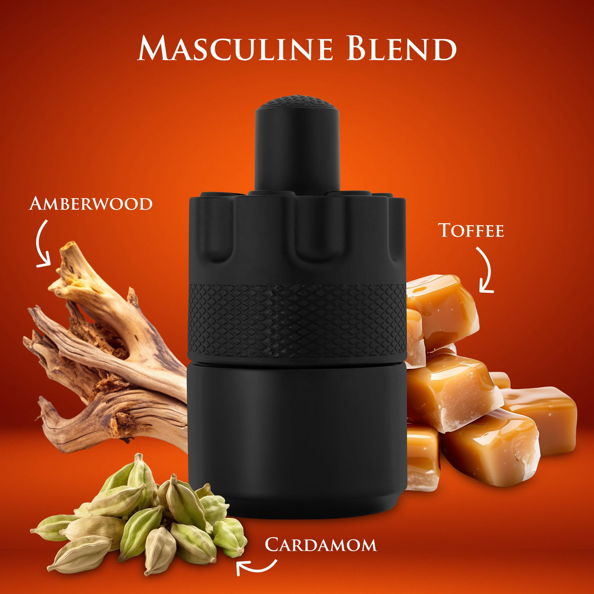URBAN COLLECTION Azura Noir Intense close-up-cap highlighting premium craftsmanship.