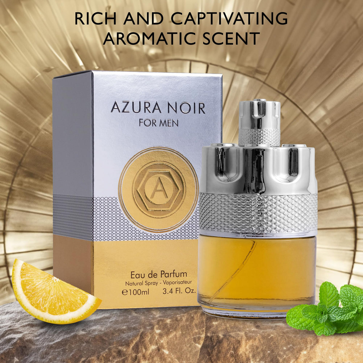 Top notes include lemon, Nigerien ginger, mint, and lavender.