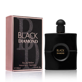 Urban Collection Black Diamond for Women bottle closeup showcases luxurious packaging and design.