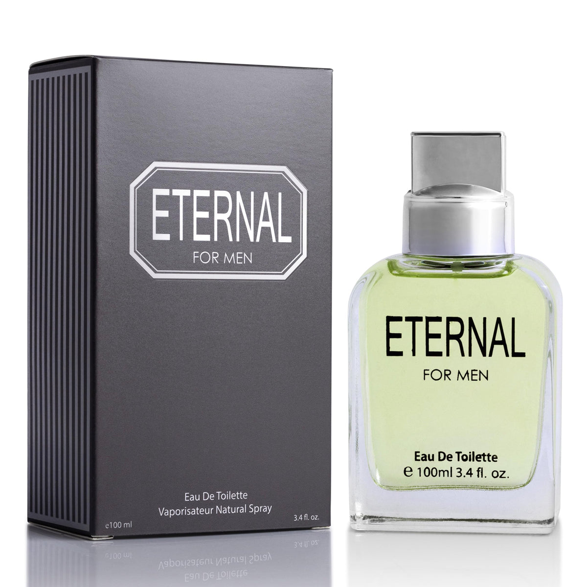 URBAN COLLECTION Eternal for Men bottle front view, ideal for daily wear.