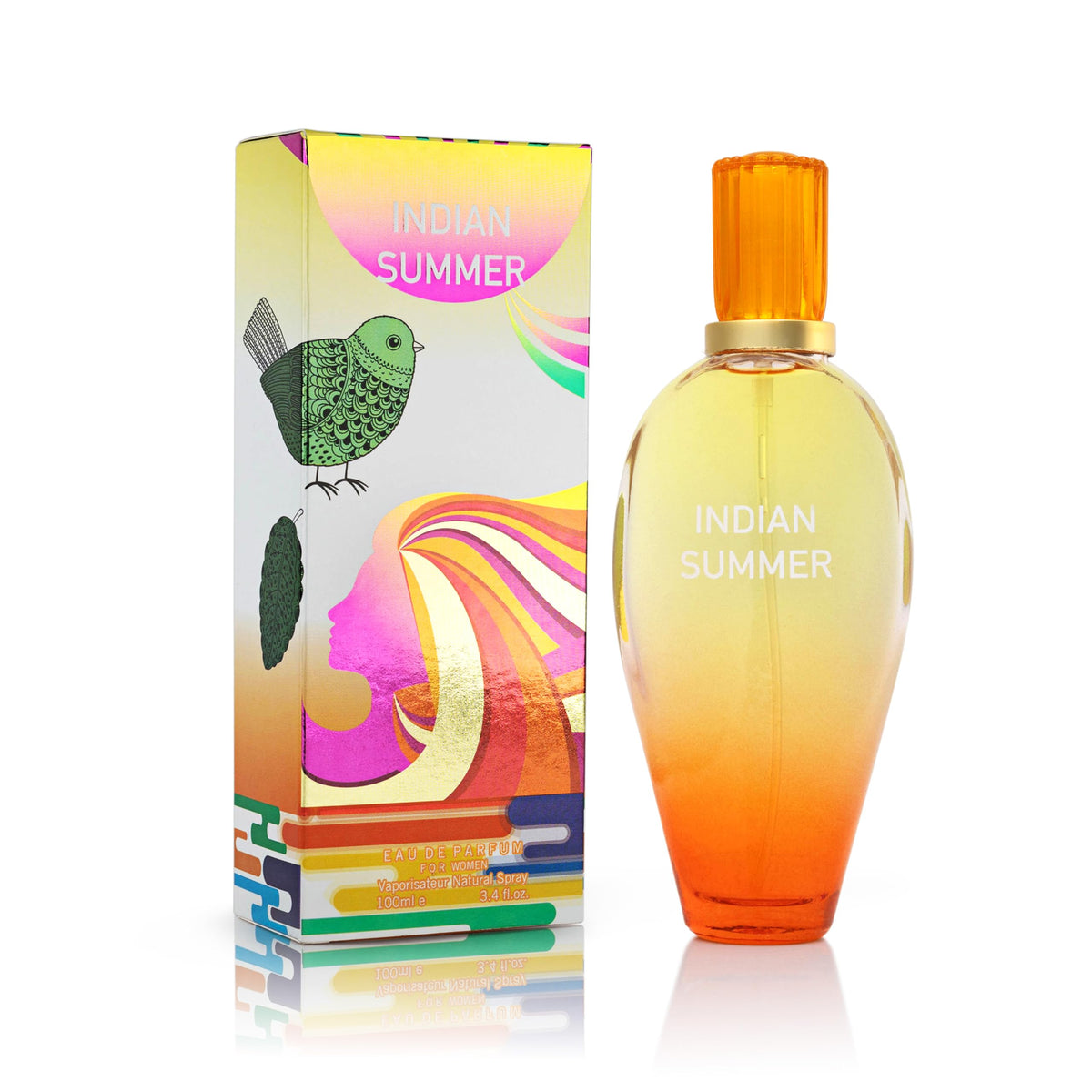 Urban Collection Indian Summer bottle with mango-nectarine-orange notes for daytime wear
