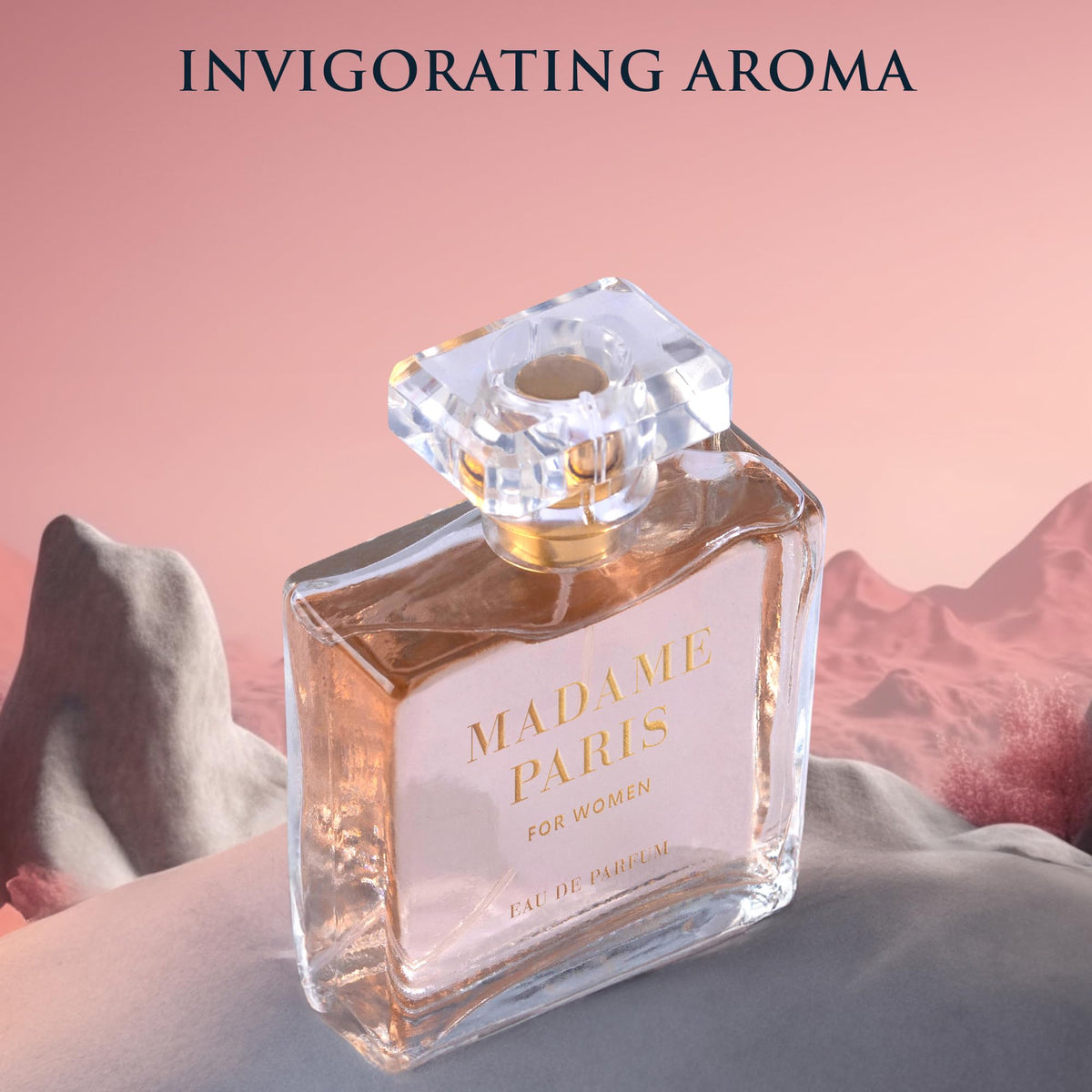 Floral notes visual with jasmine and May rose for the fragrance profile