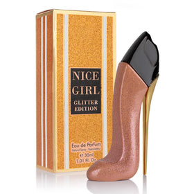 URBAN COLLECTION Nice Girl Glitter Edition bottle shows shimmering elegance for evening wear