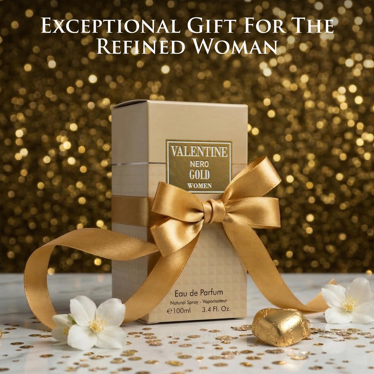 URBAN COLLECTION Valentine Nero Gold gift set arranged for special occasions
