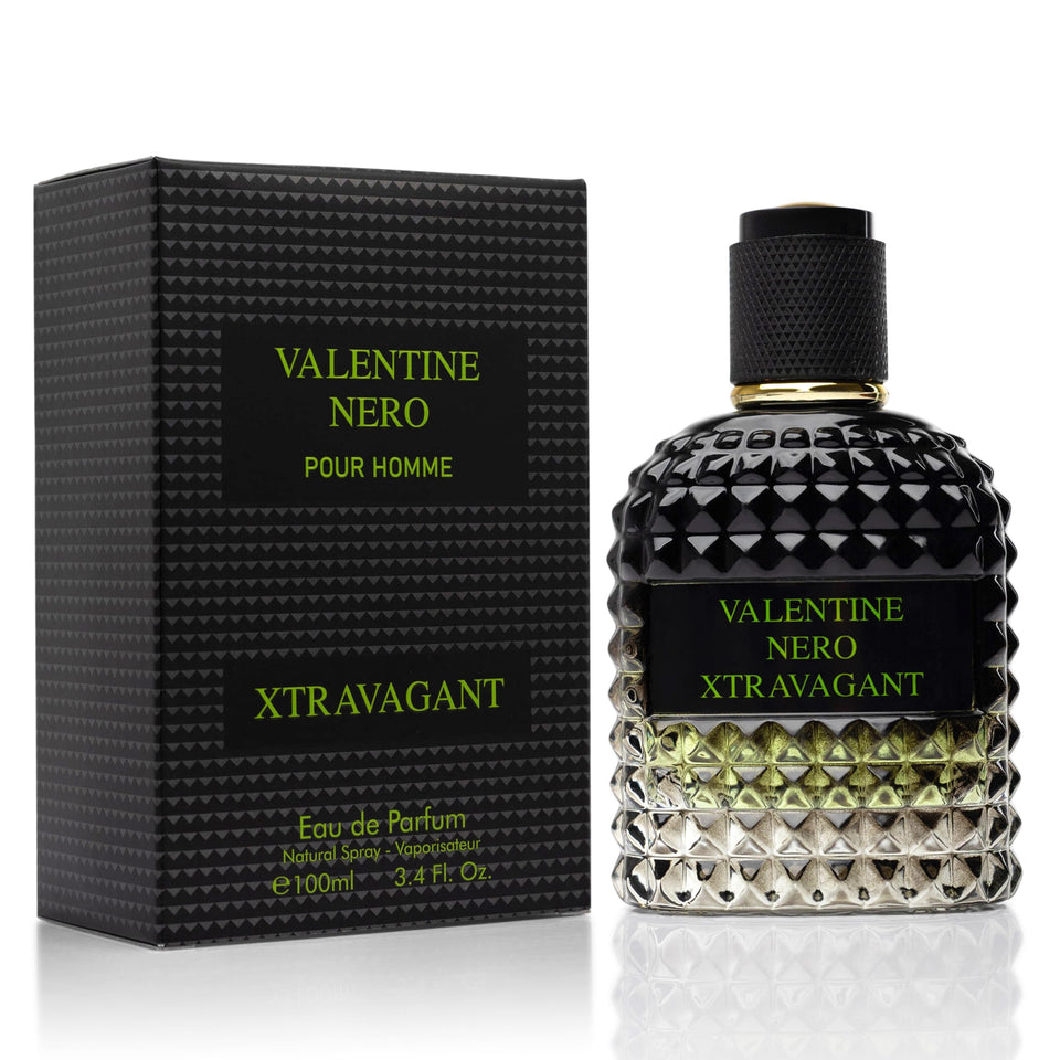 Urban Collection Valentine Nero Xtravagant bottle front for confident days.