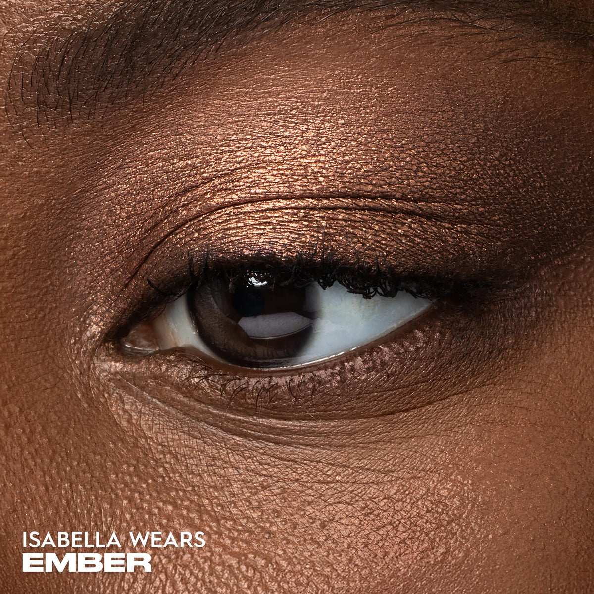 Urban Decay 24/7 Eyeshadow Ember fingertip application shows intense payoff and smooth blending