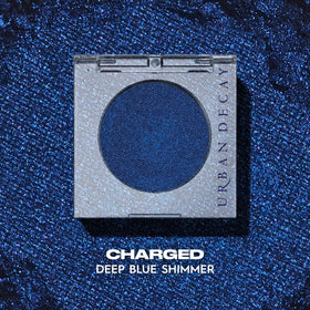 Urban Decay Charged foiled look demonstrates dramatic metallic finish.