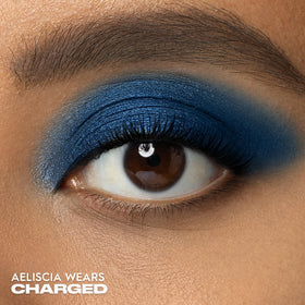 Urban Decay Charged swatch on skin highlights high pigment and long wear.