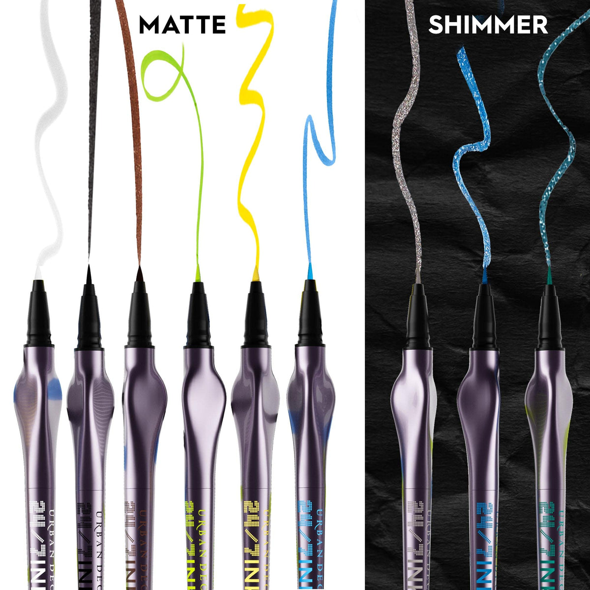 Urban Decay 24/7 Inks precision ergonomic grip supports steady control
