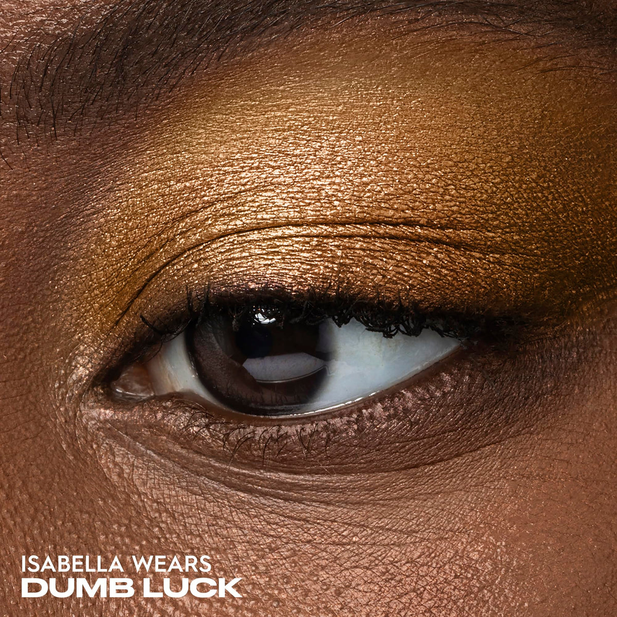 Urban Decay 24/7 Dumb Luck swatch application demonstrates smooth, crease-free payoff