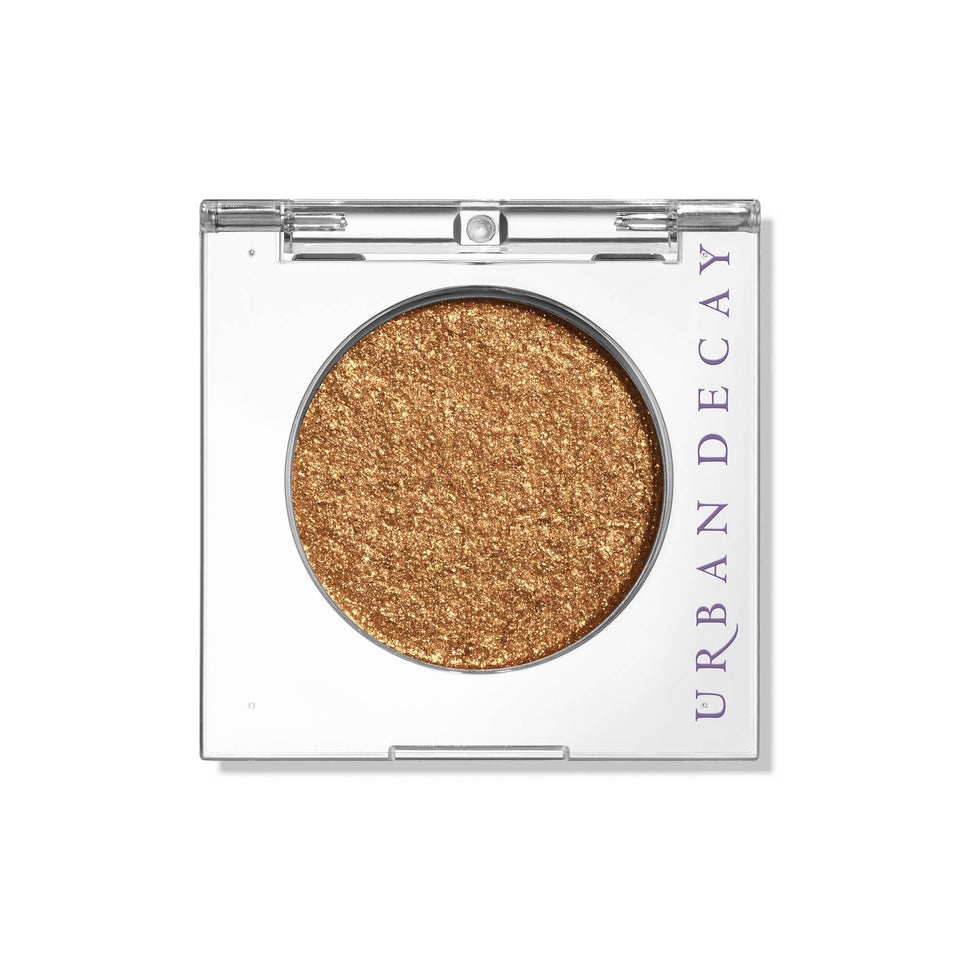 Urban Decay 24/7 Dumb Luck swatch shows rich warm copper pigment with lasting shimmer
